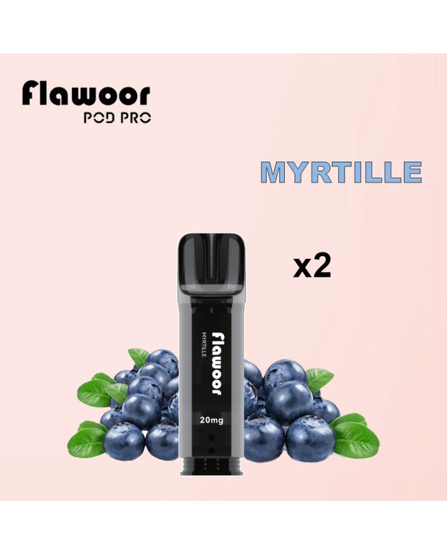 CARTOUCHE MYRTILLES - FLAWOOR POD PRO/ Pack de 10
