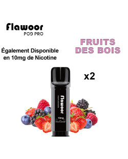CARTOUCHE FRUITS DES BOIS - FLAWOOR POD PRO/ Pack de 10