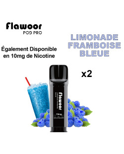 CARTOUCHE LIMONADE FRAMBOISE BLEUE - FLAWOOR POD PRO/ Pack de 10