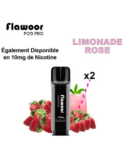 CARTOUCHE LIMONADE ROSE - FLAWOOR POD PRO/ Pack de 10