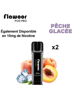 CARTOUCHE PÊCHE GLACÉE - FLAWOOR POD PRO/ Pack de 10