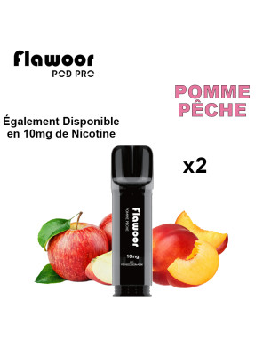 CARTOUCHE POMME PÊCHE - FLAWOOR POD PRO/ Pack de 10