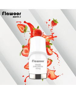 Cartouches Fraise Explosion - FLAWOOR MATE 2