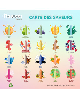 Flawoor MATE -Carte des Saveurs