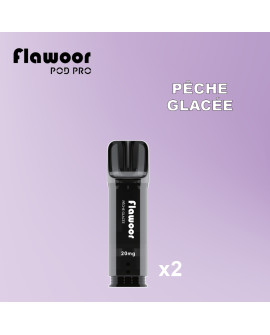 PÊCHE GLACÉE - FLAWOOR POD PRO/ Lot de 2pcs