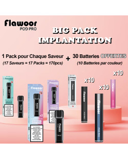 BIG PACK IMPLANTATION - FLAWOOR POD PRO