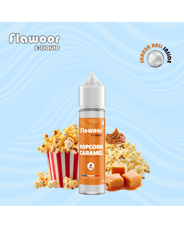 Popcorn Caramel 50ml - FLAWOOR E-LIQUID