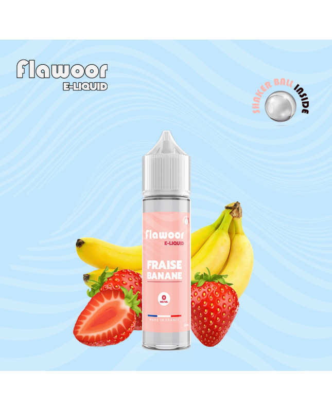 Fraise Banane 50ml - FLAWOOR E-LIQUID